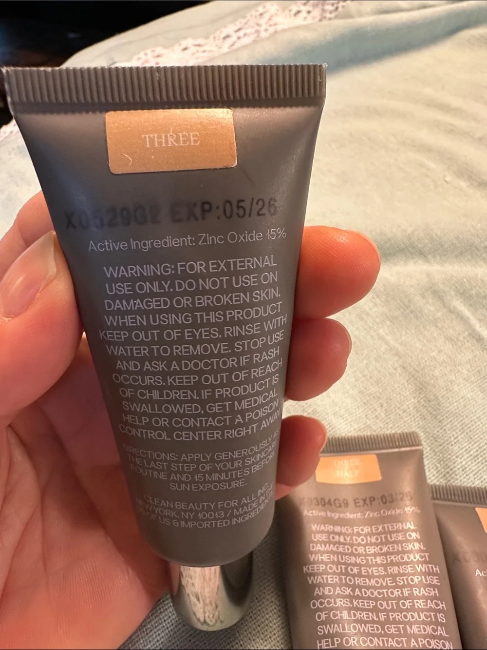 Saie Slip Tint Tinted Moisturizer Trio - Taupe & Rose Gold Accents